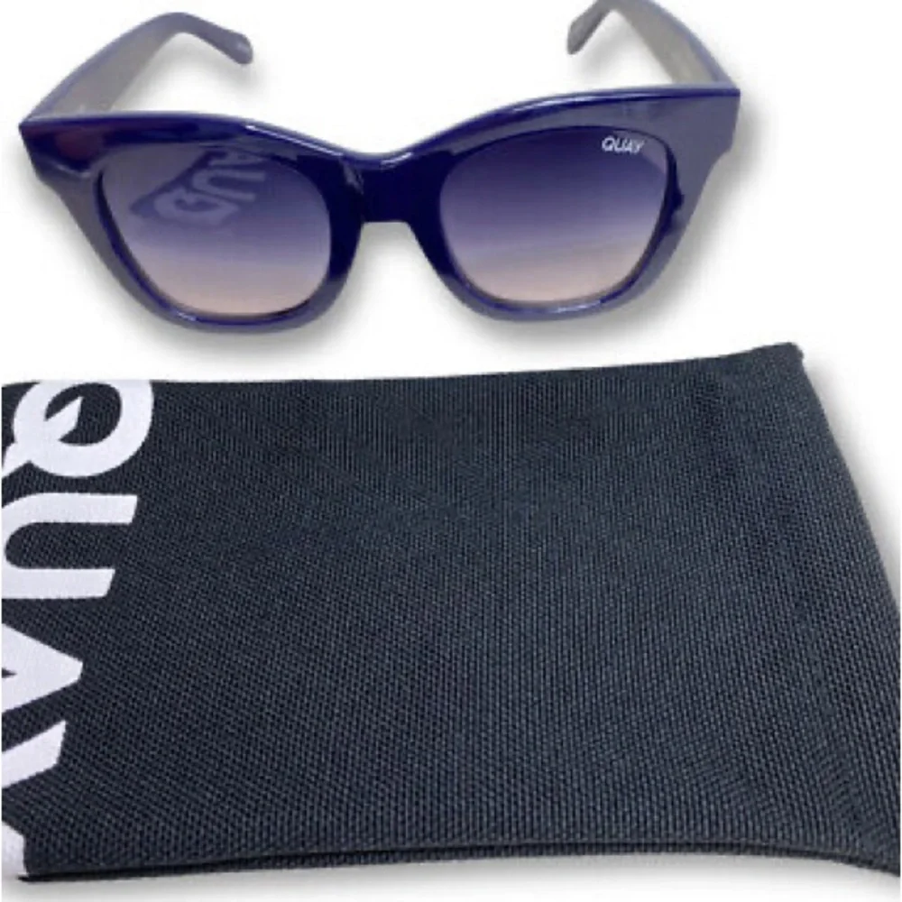 Quay Australia After Hours Sunnies Navy Blue Polarized • New - Picture 5 of 7